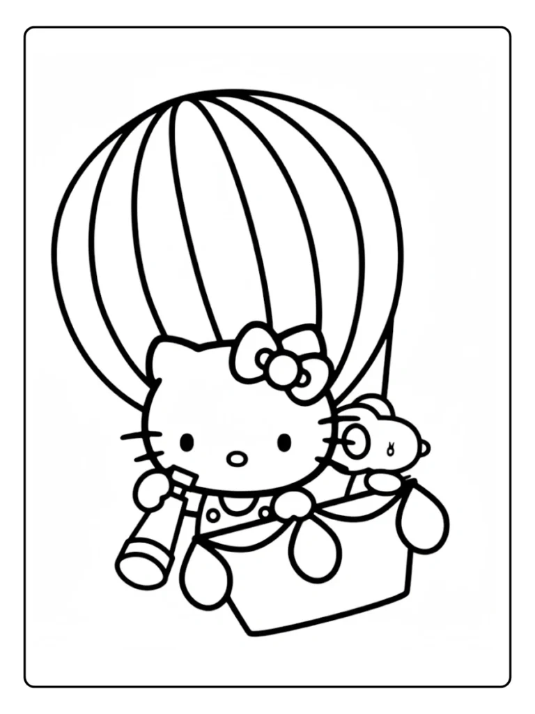 20+ Hello Kitty Coloring Pages – Free Download & Print