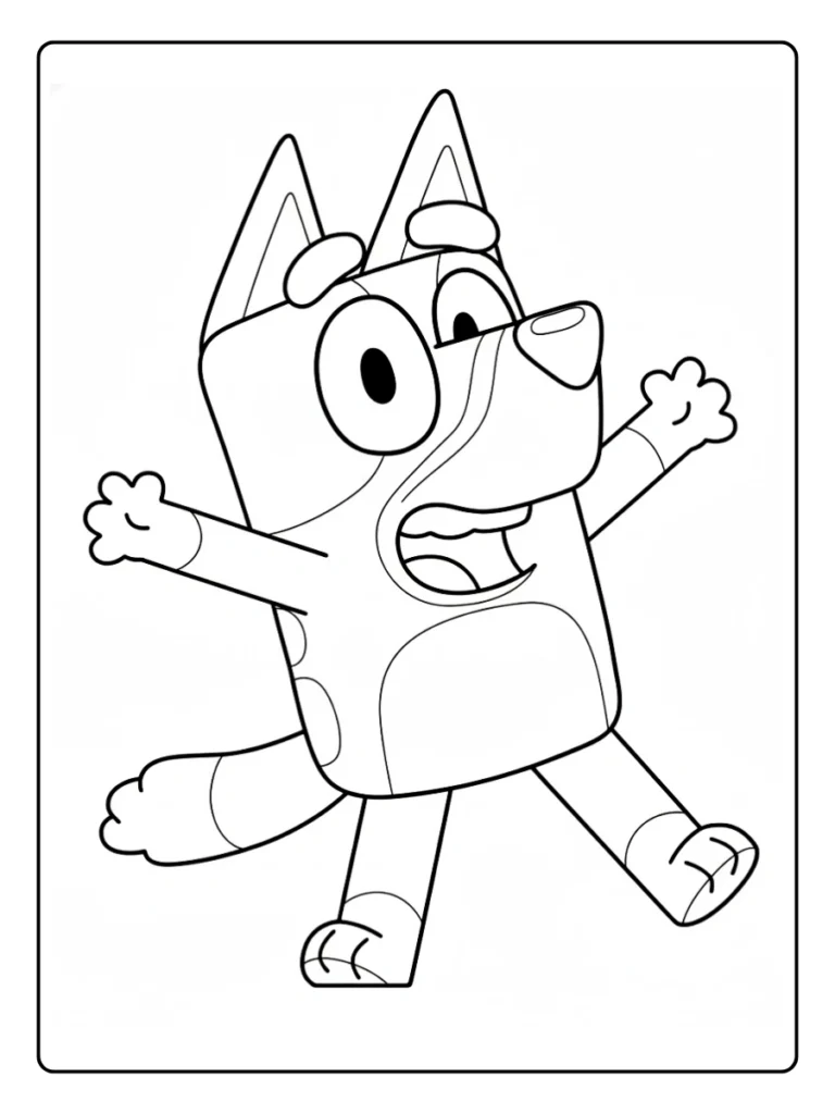 Download 20+ Bluey Coloring Pages Free PDF