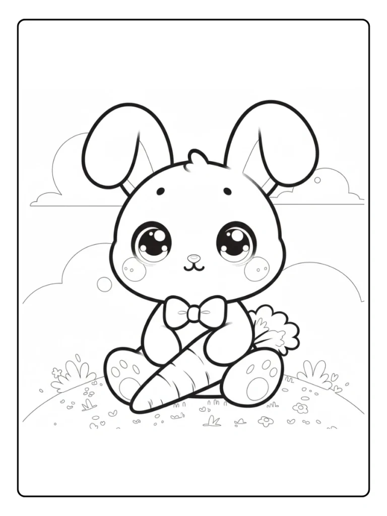 20+ Bunny Coloring Pages | Free Printable PDFs