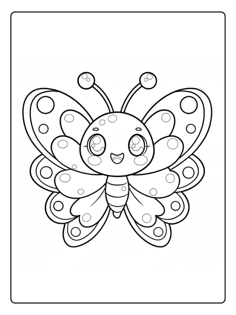 Detailed Mandala Butterfly Butterfly Coloring Pages