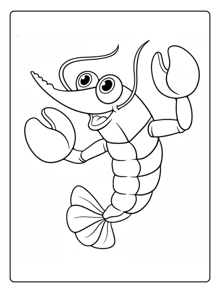 Little Seahorse Swimmer Coloring Pages
