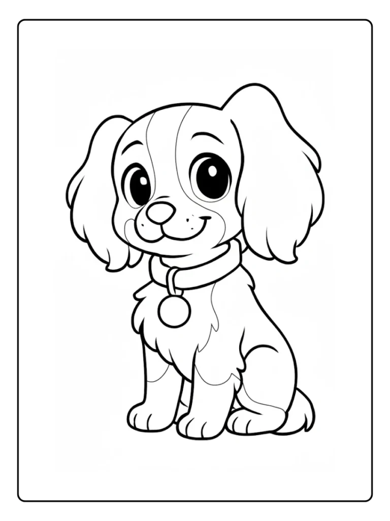 15+ Free Dog Coloring Pages | Printable Puppy Fun at Mia Coloring Pages