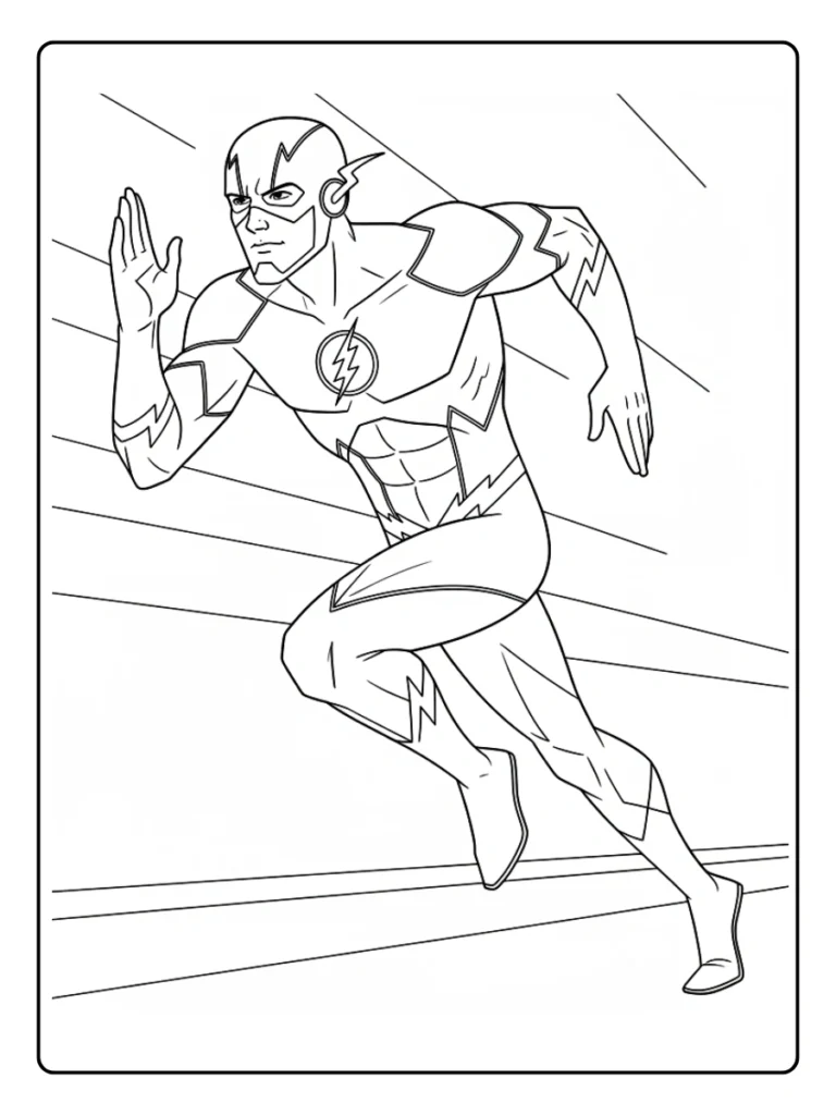 Flash Coloring Pages