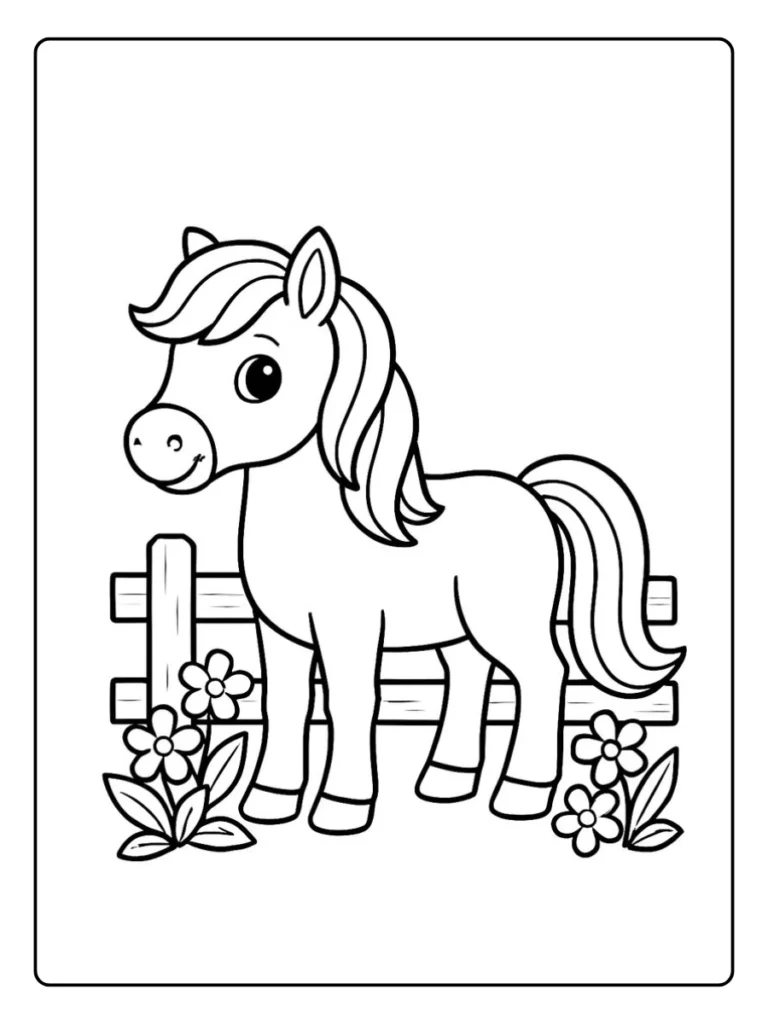 20+ Majestic Horse Coloring Pages | Free Printable PDFs
