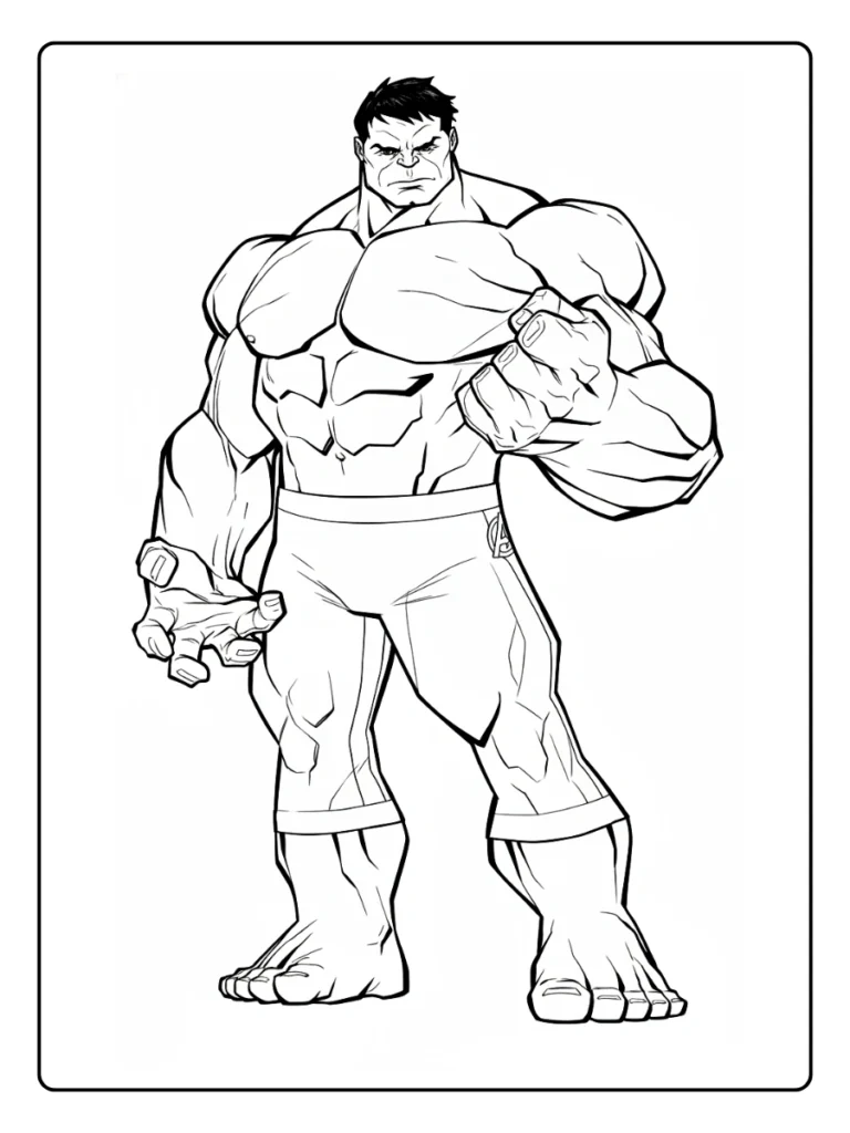 Hulk Coloring Pages