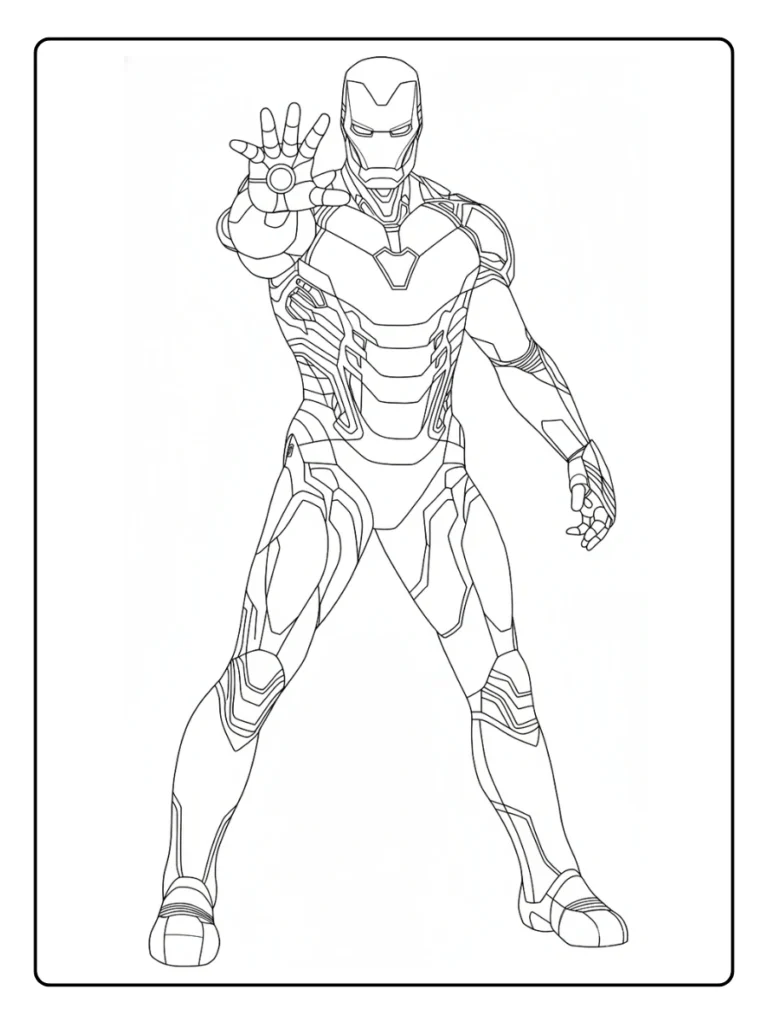 Iron Man Coloring Pages