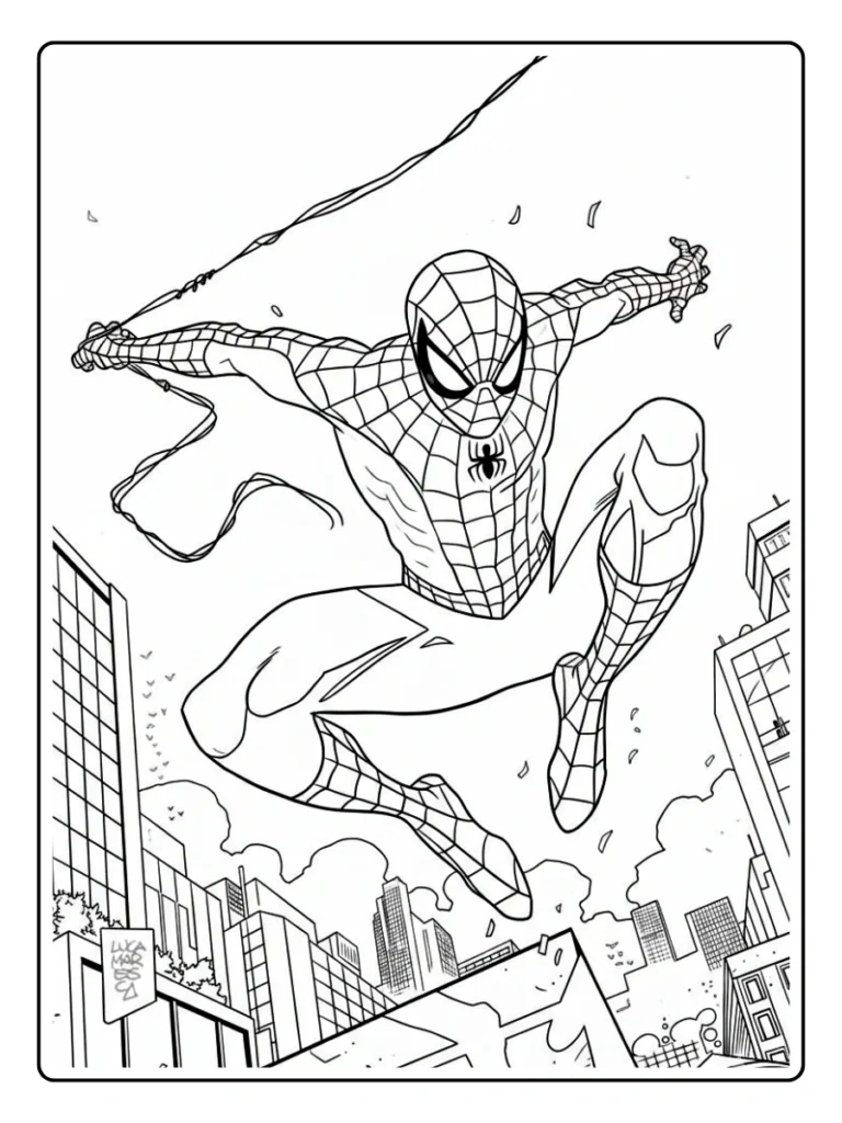 Spiderman Coloring Pages