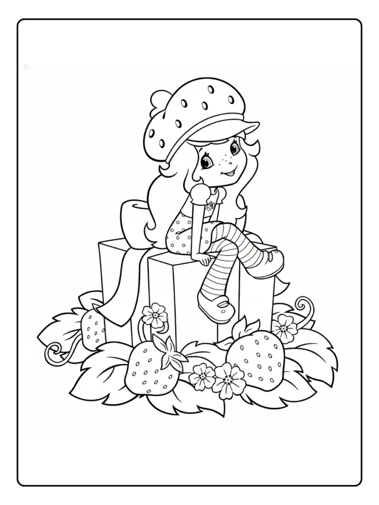 Explore 15+ Strawberry Shortcake Coloring Pages Free