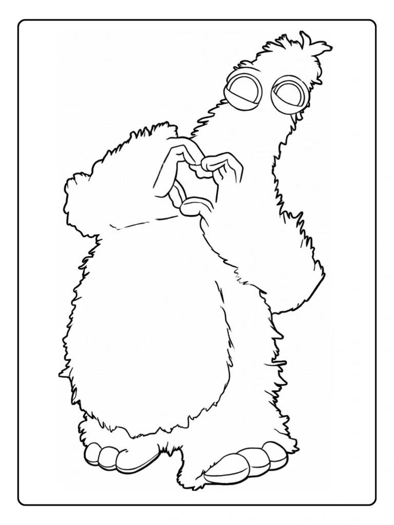 Chum Chompkins Poppy Playtime Chapter 5 Coloring Pages